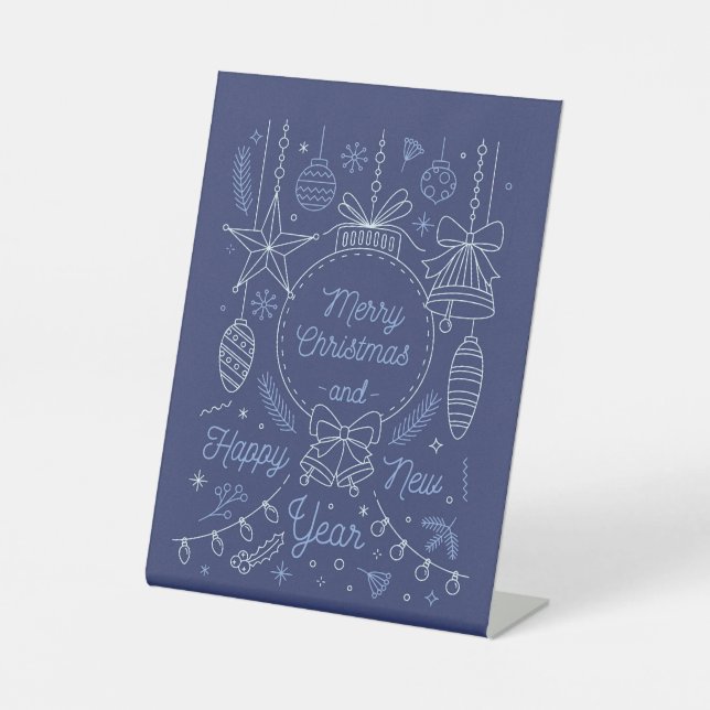 Expositor En L "Feliz Navidad" (Anverso)
