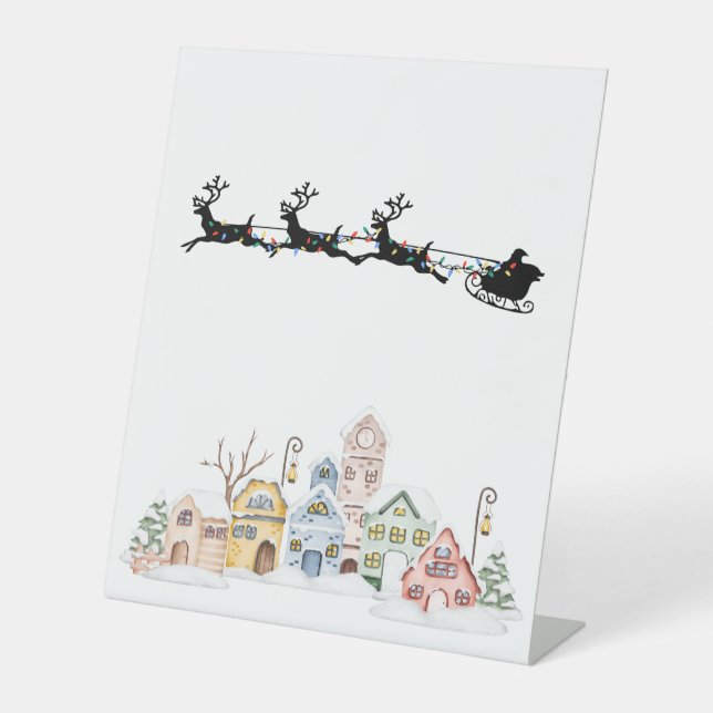 Expositor En L Feliz Navidad (Anverso)