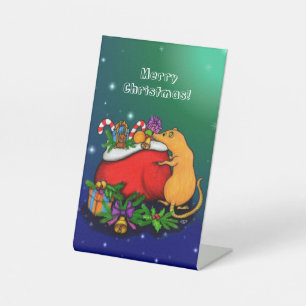 Expositor En L Feliz Navidad con el príncipe rata