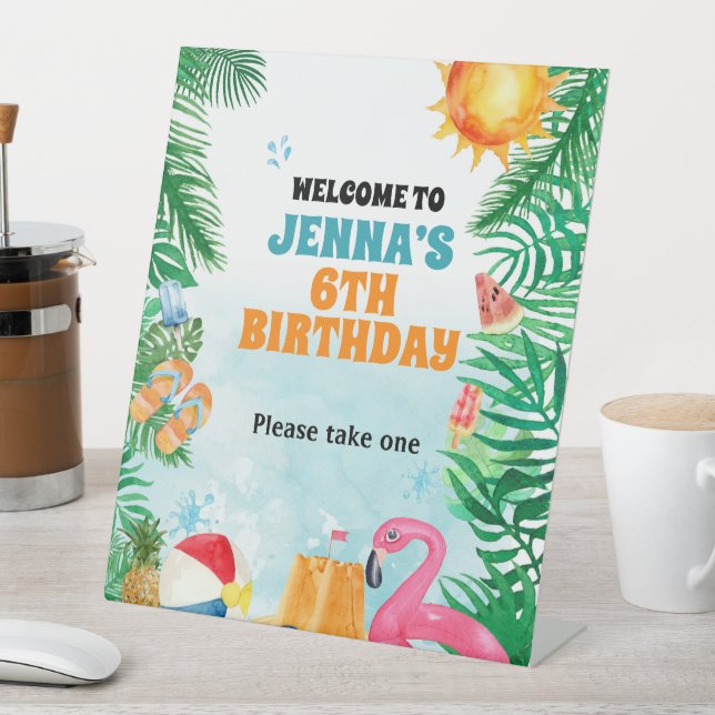 Expositor En L Fiesta acuático de veraneo (In Situ)