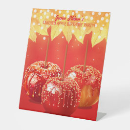 Expositor En L Fiesta de Apple candelado en otoño