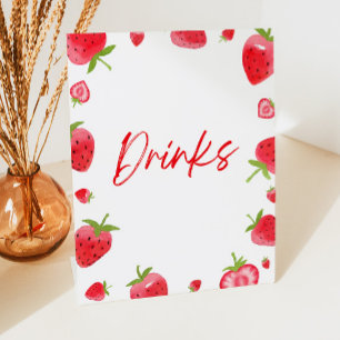 Expositor En L Fiesta de bebidas dulces de fresa de Berry