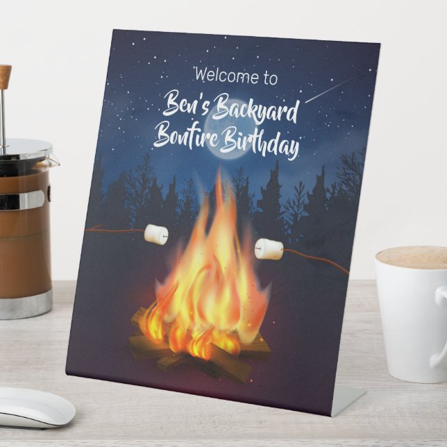 Expositor En L Fiesta de cumpleaños de la cocina de la hoguera tr (In Situ)