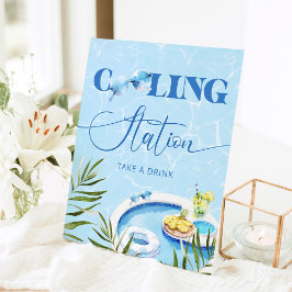 Expositor En L Fiesta de cumpleaños del grupo de refrigeración