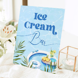 Expositor En L Fiesta de cumpleaños del grupo Ice Cream Bar