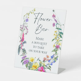 Expositor En L Fiesta de flores silvestres coloridas Make Bouquet