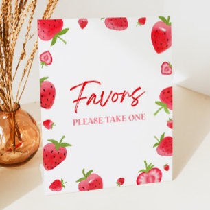Expositor En L Fiesta de fresa Berry Sweet Favors