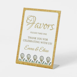 Expositor En L Fiesta de golf Boda Purpurina de oro blanco fin de