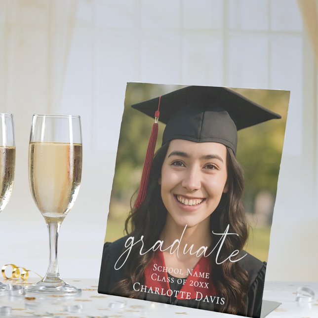 Expositor En L Fiesta de graduación con foto moderna bienvenida (Subido por el creador)