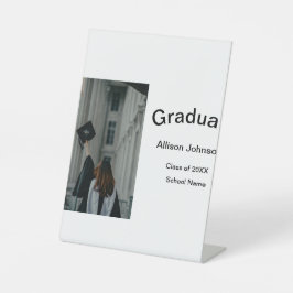 Expositor En L fiesta de graduación simple y elegante de fotograf