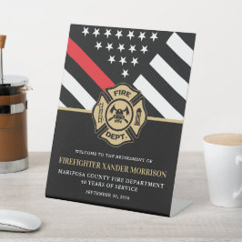 Expositor En L Fiesta de Jubilación del Departamento de Bomberos