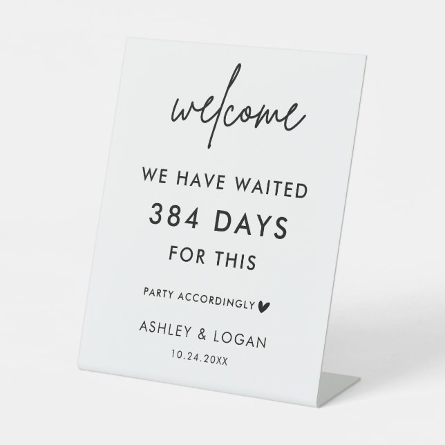 Expositor En L Fiesta de la boda pospuesta en consecuencia (Anverso)