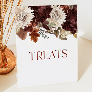 Expositor En L Fiesta de mesa de tratamientos con flores de borgo