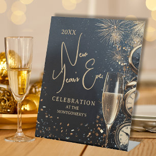 Expositor En L Fiesta de Nochevieja Chic Champagne