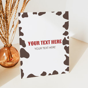 Expositor En L Fiesta de Personalizado occidental silvestre Rodeo