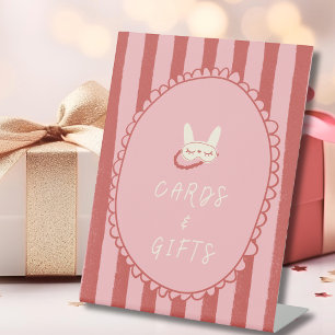 Expositor En L fiesta de pijamas noche de chicas tarjetas regalos