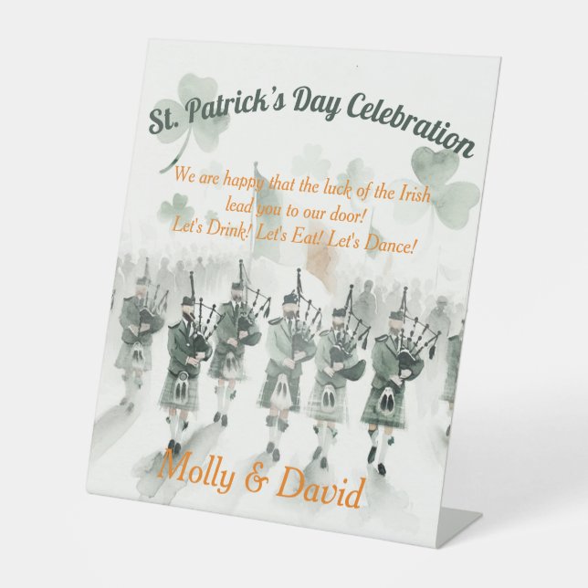 Expositor En L Fiesta del Día de San Patricio (Anverso)