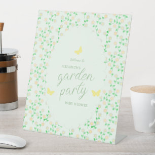 Expositor En L Fiesta en el Jardín para Baby Shower de Género Neu