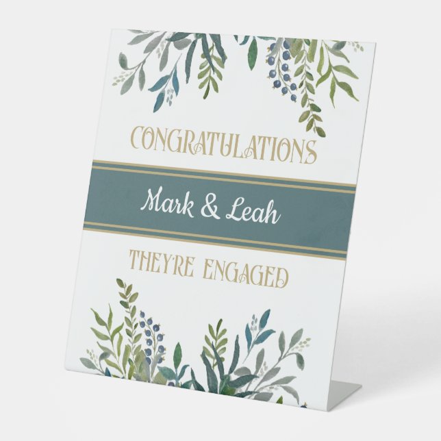 Expositor En L ¡fiesta Perfecto! Banner de compromiso de personal (Anverso)