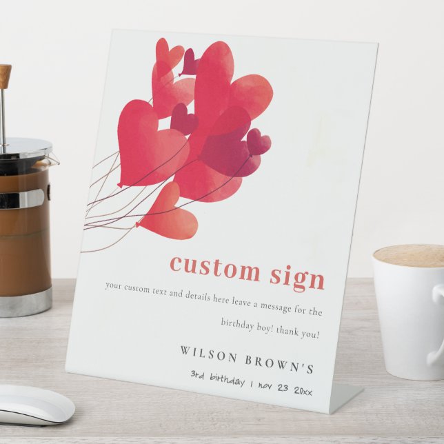 Expositor En L Fiesta Personalizado de cumpleaños de los globos d (In Situ)