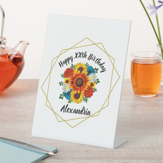 Expositor En L Fiesta Picnic Verano Floral Geométrica (In Situ)