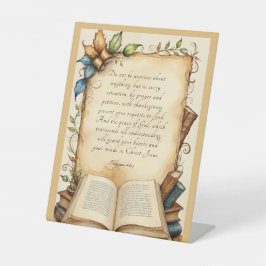 Expositor En L Filipinas 4:6-7 Biblia cristiana Verse arte