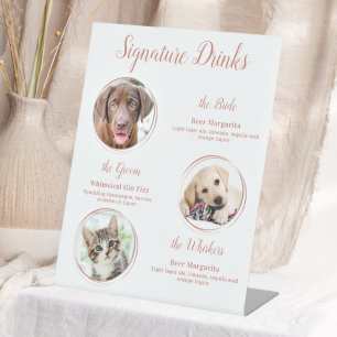 Expositor En L Firma Bebidas Rosa Mascota de oro 3 Fotos