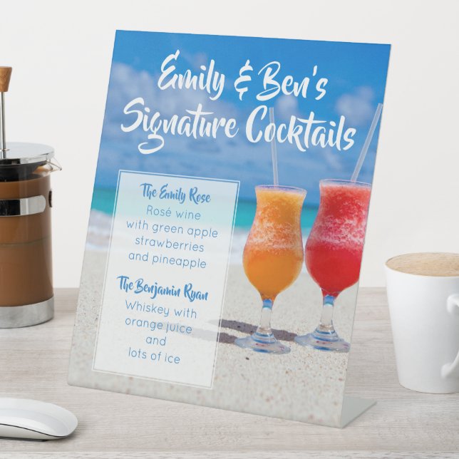 Expositor En L Firma boda Bebe Rótulo Personalizado permanente (In Situ)