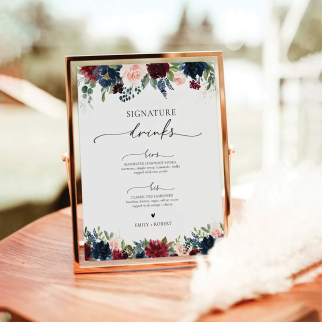 Expositor En L Firma de Borgoña y Marina bebe Rótulo (Subido por el creador)