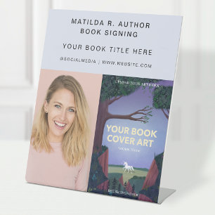 Expositor En L Firma de libros   Promoción del lanzamiento del li