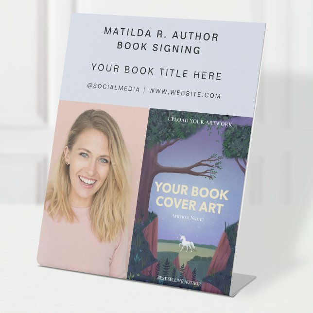 Expositor En L Firma de libros | Promoción del lanzamiento del li (Subido por el creador)