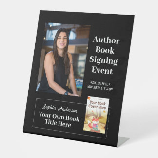 Expositor En L Firma de libros | Promoción del lanzamiento del li