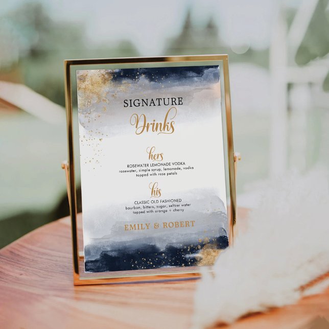 Expositor En L Firma marina y dorada bebe Rótulo (Subido por el creador)