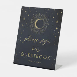 Expositor En L Firme de libro de visitas de ráfaga solar celestia