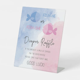 Expositor En L Fish-he o Fish she diaper rafflete