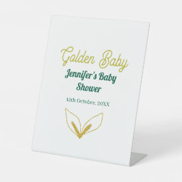 Expositor En L Flauta de oro frondoso bosque verde encantado bebé