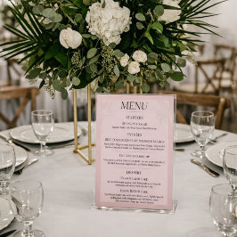 Expositor En L Fleur de Satin Menu