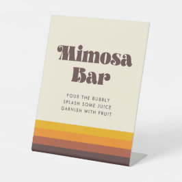 Expositor En L Flip Flops de Boda medio vintage retro 60