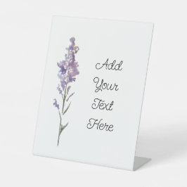 Expositor En L Floral Morado Delicado