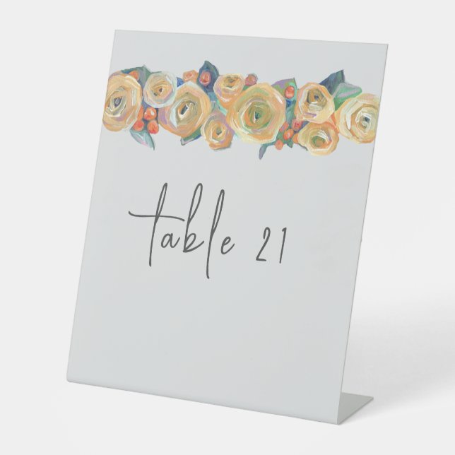 Expositor En L Floral simple (Anverso)