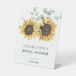 Expositor En L Floral Sunflower Greeneration Watercolor Ducha Nup