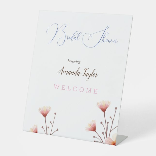 Expositor En L Flores acuáticas Ducha nupcial mínima (Anverso)