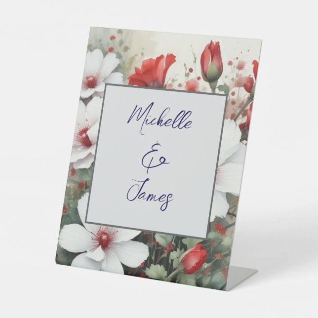 Expositor En L Flores acuáticas Profesionales Modernas (Anverso)