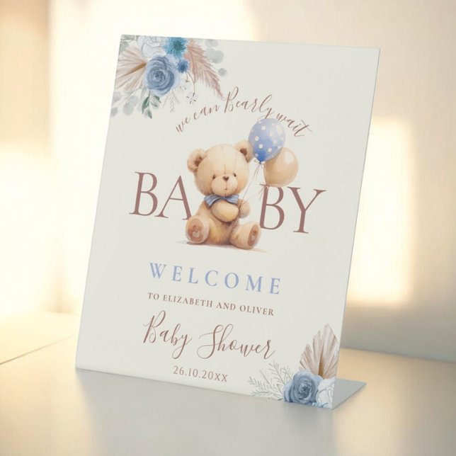 Expositor En L Flores azules de Boho Boho Bear Bear (Subido por el creador)