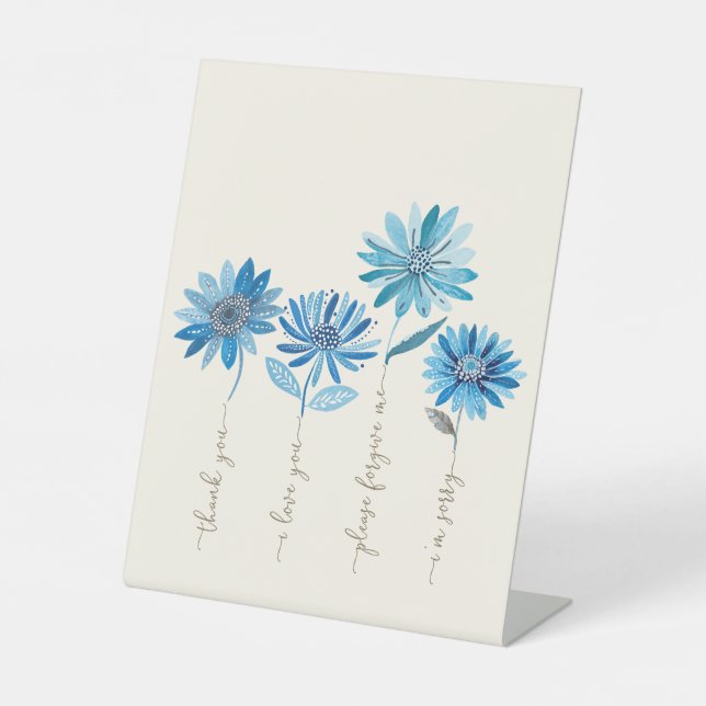 Expositor En L Flores azules de Ho'oponopono y Bohemian (Anverso)