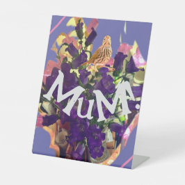 Expositor En L Flores moradas