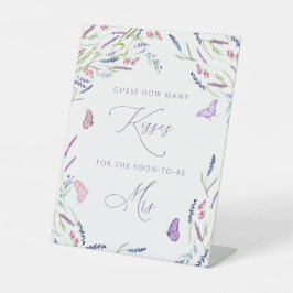 Expositor En L Flores púrpuras cuántos besos de juego de ducha de