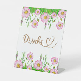 Expositor En L Flores salvajes bebé en flor juego de ducha de beb