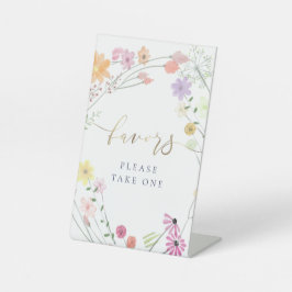 Expositor En L flores silvestres favorecen el símbolo de velador