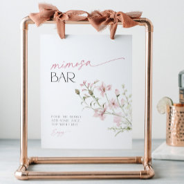 Expositor En L Flores Silvestres Rosa Sonrojo El Amor Está en Flo